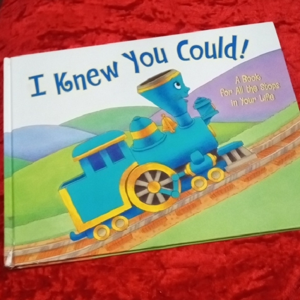 Blue and Yellow Learning Train Toy